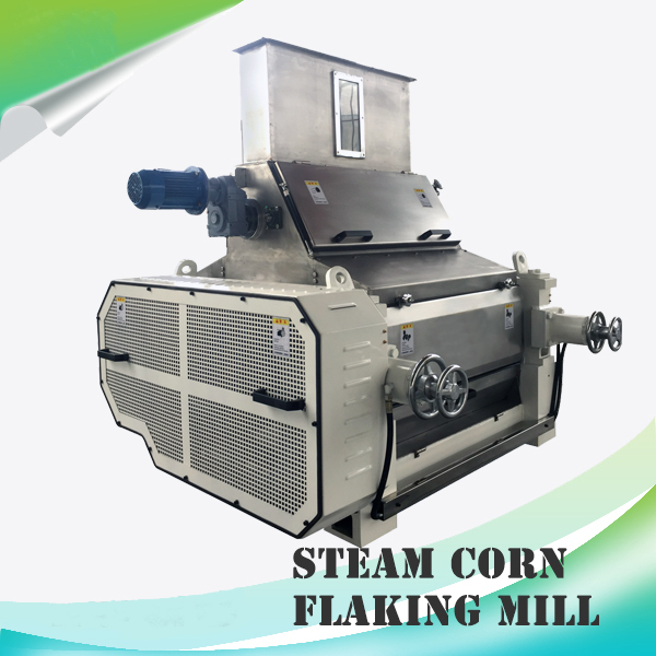 steam corn flaking mill